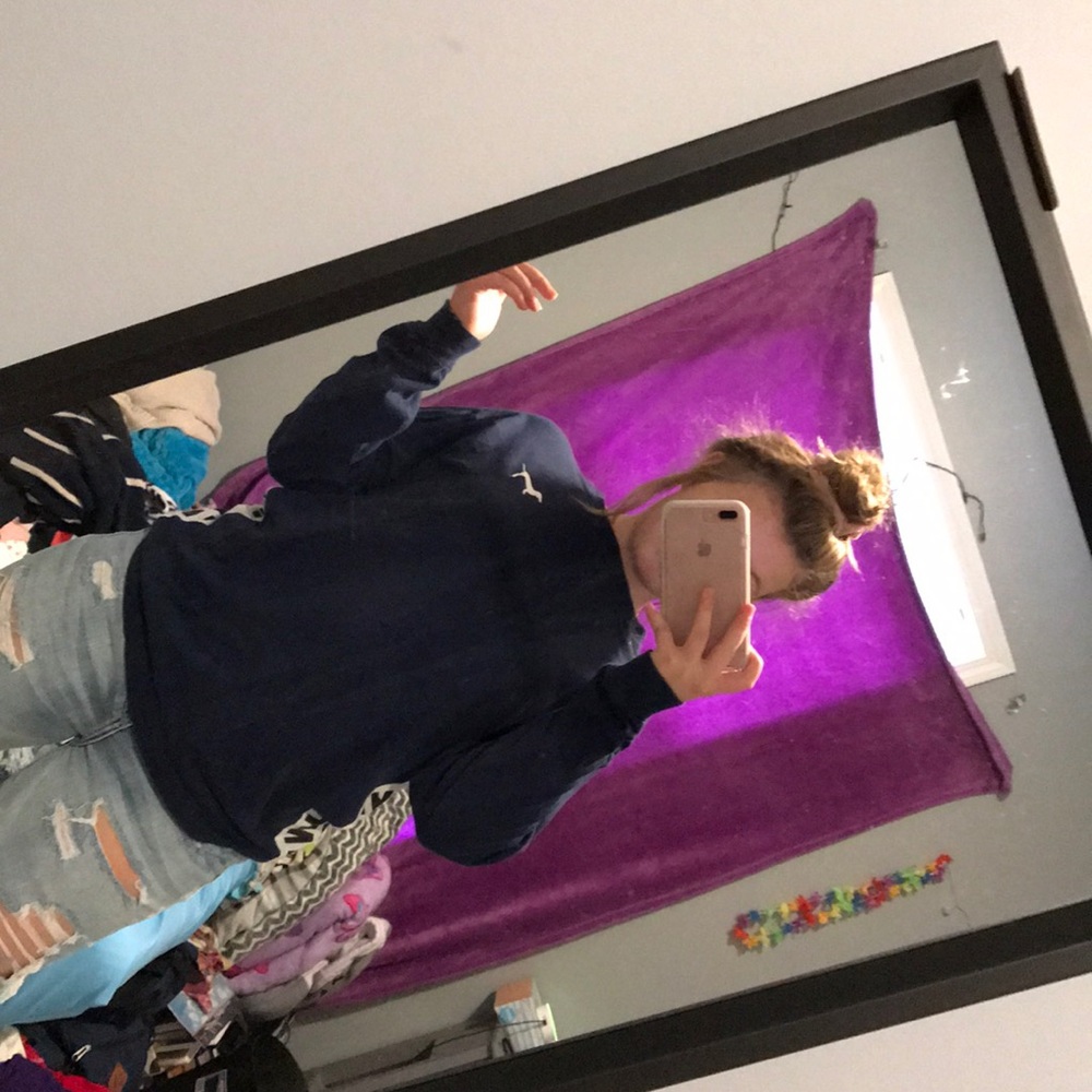 victoria’s secret pink long sleeved shirt